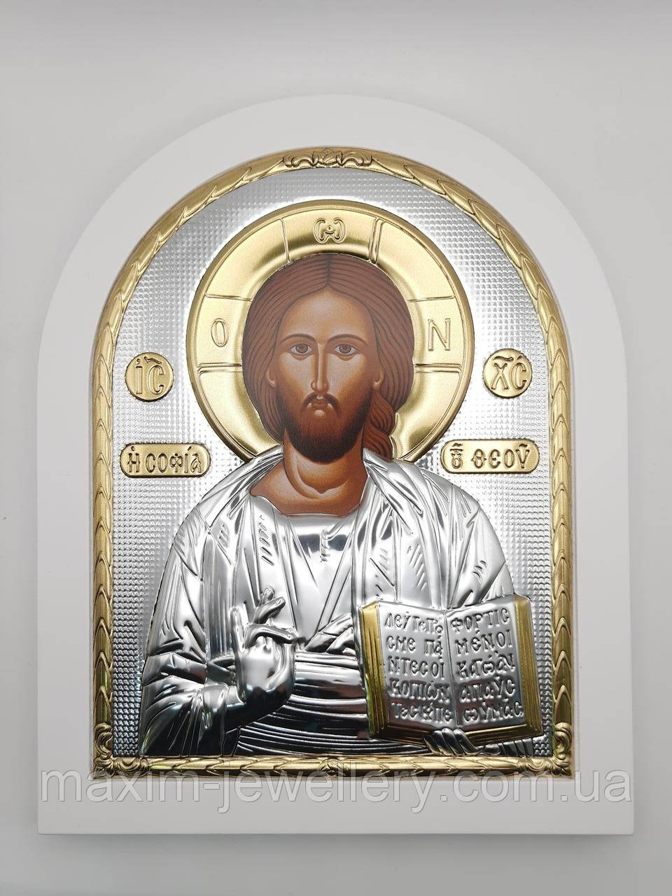 Срібна ікона "Ісуса Христа", фото 1