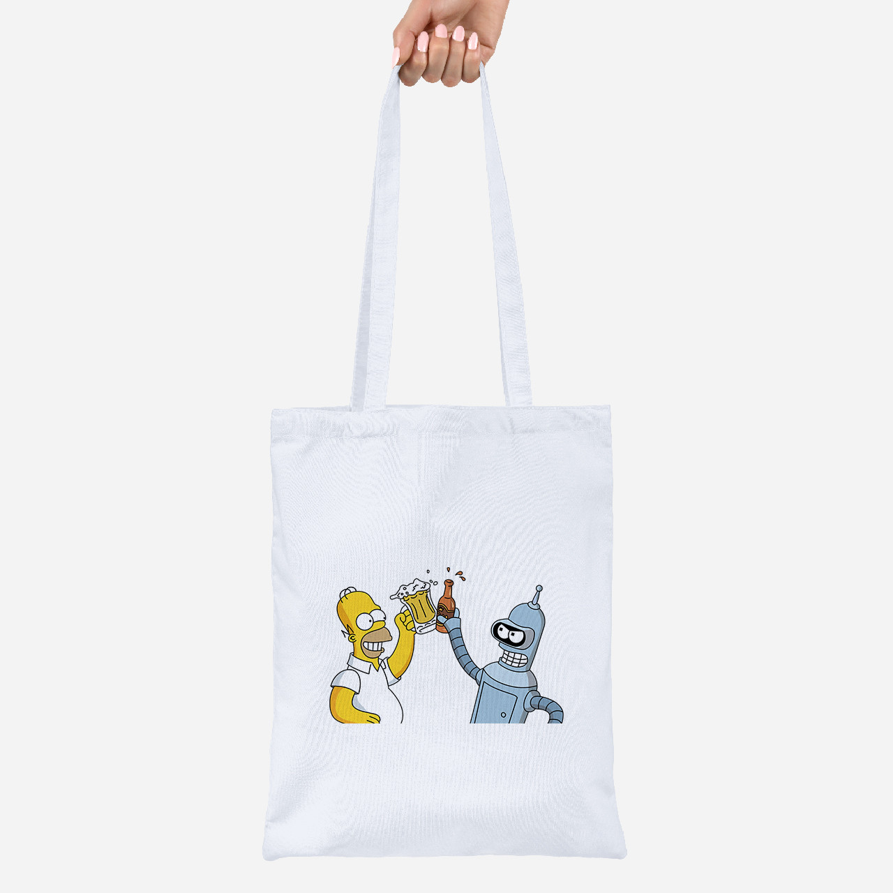 Еко-сумка шоппер Lite Бендер Футурама Гомер Сімпсони, фото 1