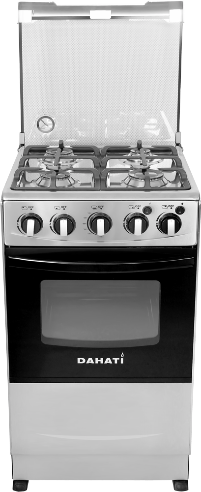 Плита газова побутова DAHATI 2000-17Х Нержавійка Чавун - фото 1 - id-p1687119482