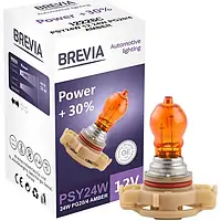 Галогеновая лампа Brevia PSY24W 12V 24W PG20/4 AMBER Power +30% CP 12226C