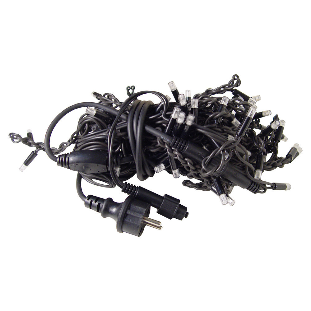 Гірлянда вулична Xmas Бурульки, чорна, білий світ 7237 120 LED W-2, 5 м