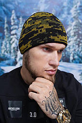 Військова тактична піксельна шапка без закота