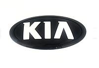 Эмблема логотип шильдик буквы KIA Черный 11,5 x 5,8 см