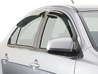 Дефлектори вітровики вікон Nissan Tiida HTB 15- (С13)  комплект клей  VIP  AMN15215