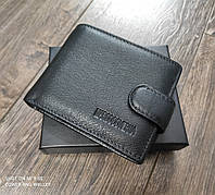 Малый мужской кожаный кошелёк из натуральной кожи Marco Coverna M14