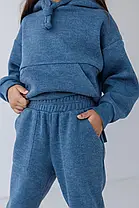 Костюм (худі + штани) для дівчинки Suzie синій 128 см, фото 4