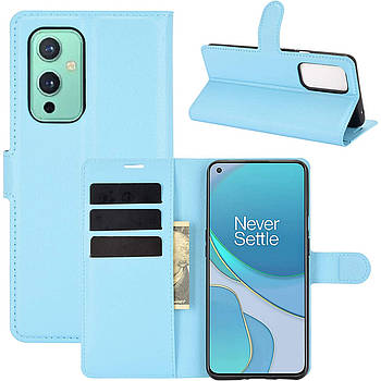 Чохол-книжка Litchie Wallet для OnePlus 9 Light Blue