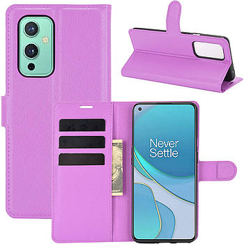 Чехол-книжка Litchie Wallet для OnePlus 9 Violet