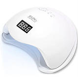 Лампа для нігтів SUN 5 48 Вт потужна професійна лампа для манікюру для сушіння нігтів УФ лампа САН, фото 2