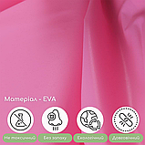 Стильний дощовик пончо для дорослих на кнопках багаторазовий SP-Sport Унісекс Рожевий (С-1060), фото 7
