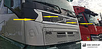 Накладки на углы решотки верхние для Volvo FH16 (2012+)