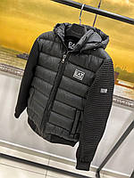 Мужская зимняя куртка Emporio Armani CK4760 черная