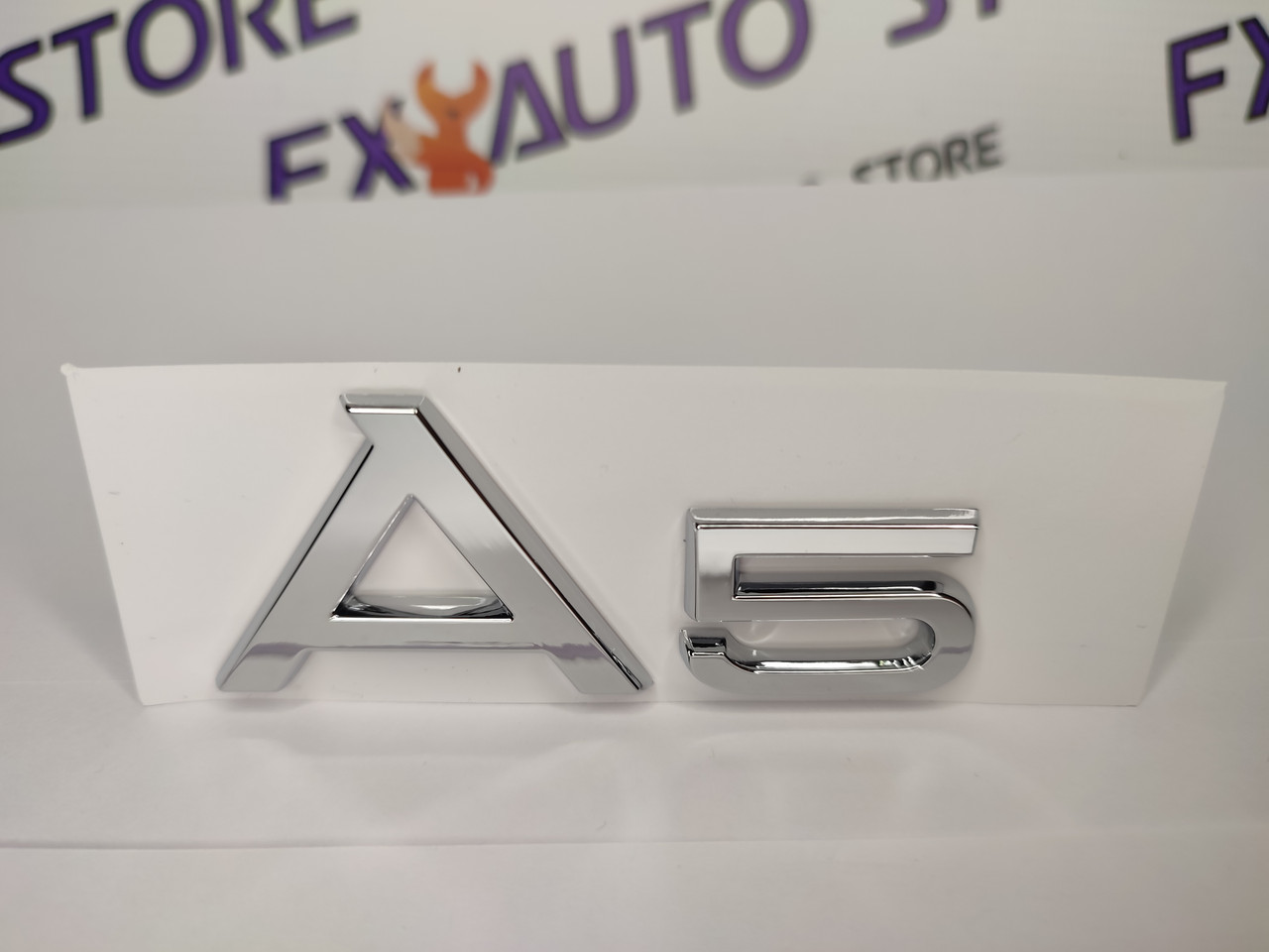 Емблема Логотип шильдик A5 Хромована 87 X 33 мм для AUDI