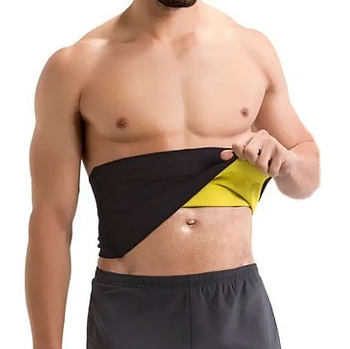Неопреновий пояс для схуднення Hot shapers belt Neotex, розмір М, чорний (KG-5384)