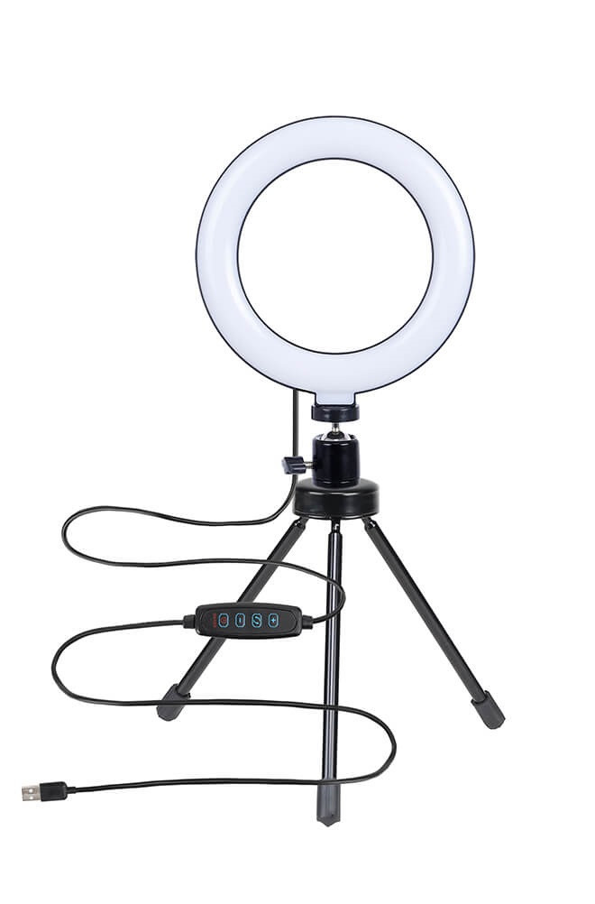 Селфі лампа та LED освітленням Bluetooth 6" MY100 (Kit3) | 12cm Stand, 83cm Selfie Stick, USB Powered, 3000-6000K |