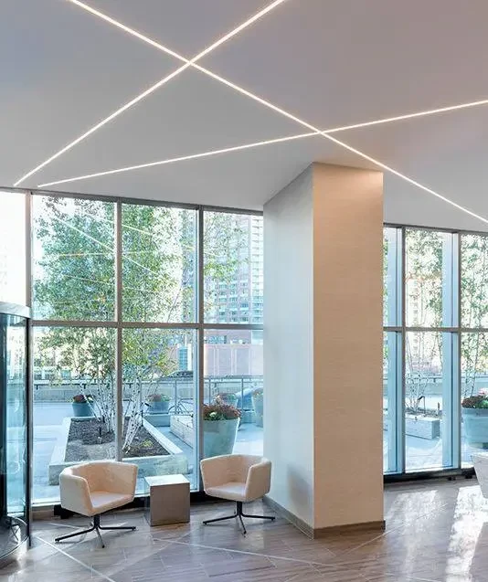 Вреставровий алюмінієвий LED світильник VL-Proline-P 120 W 3000 мм