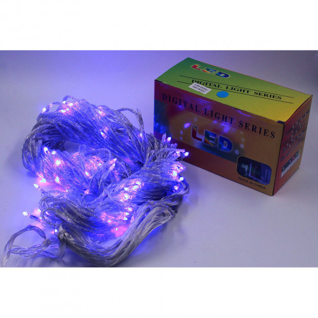 Гірлянда Xmas Водоспад 3904 480-B, 3х3 м, синій світло