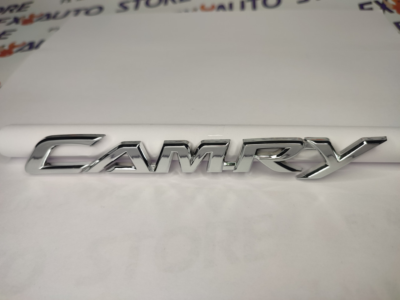 Емблема шильдик логотип CAMRY 170*20 мм хромована для Toyota