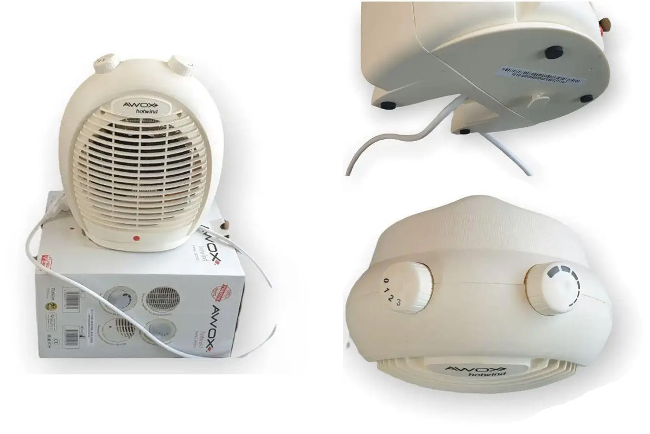 Тепловентилятор обігрівач Awox Hotwind 2000Вт дуйка, обігрівач електричний дуйчик, фото 1
