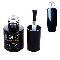 Гель-лак для нігтів манікюру 7мл Розалінда, шелак, 30 сапфіровий