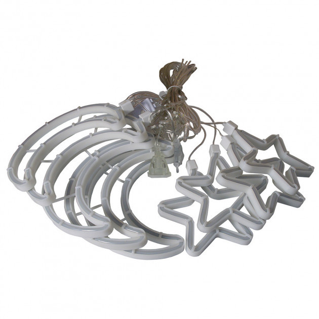 Гірлянда Xmas Copper curtain 7259 9M-1 MULTI, 3x0.7 м, мультиколір, фото 1