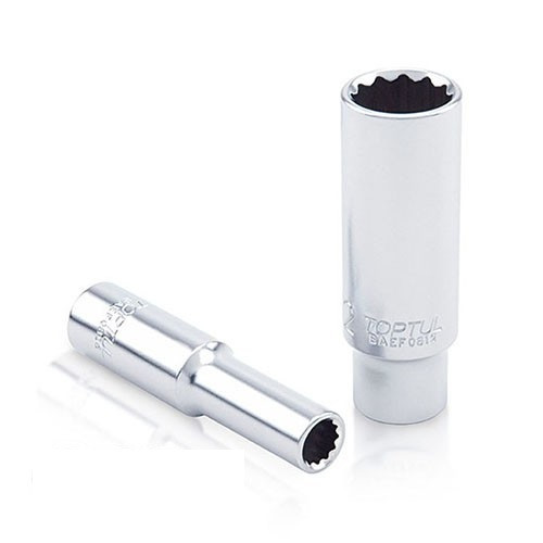 Головка торцева 12 гранна 1/4" 8мм (довга) TOPTUL BAEF0808
