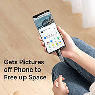 Адаптер OTG USB 3.1 на Type-C BASEUS 10Гб/с Ingenuity Mini (чорний), фото 4