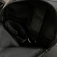 Качественная тактическая сумка с кобурой, вместительная бананка слинг черная из кордури, GP18