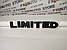 Емблема шильдик логотип LIMITED 138 Х 18 мм Хромована металева для JEEP Compass Patriot Cherokee Gr. Cherokee, фото 3