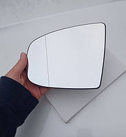 Скло дзеркала (вкладиш, дзеркальний елемент) лівий BMW X5 e70 (БМВ Х5 е70) (2 контакта)