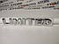 Емблема шильдик логотип LIMITED 138 Х 18 мм Хромована металева для JEEP Compass Patriot Cherokee Gr. Cherokee, фото 2