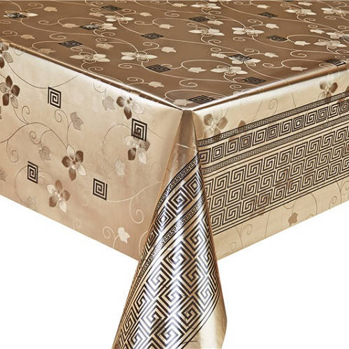 Купить Клеенка на стол в рулоне ПВХ двусторонняя чеканная с принтом ...