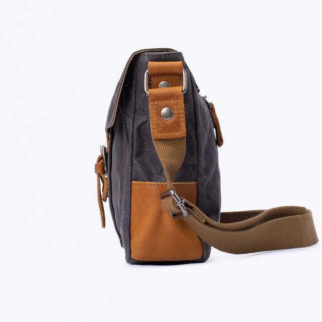 Сумка чоловіча MCN через плече темно-сіра арт.00375 Сумка чоловіча MCN через плече темно-сіра арт.00375