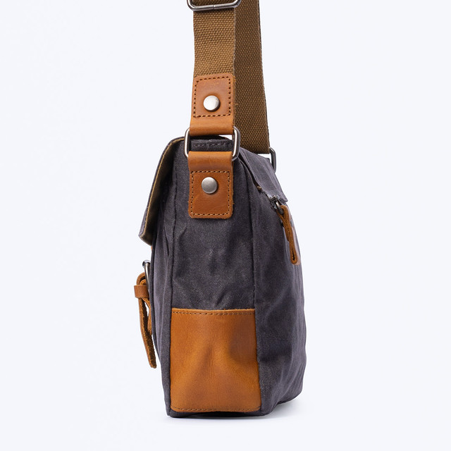 Сумка чоловіча MCN через плече темно-сіра арт.00375 Сумка чоловіча MCN через плече темно-сіра арт.00375