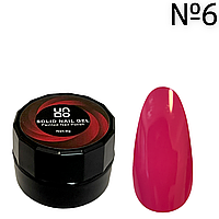 Гель повышенной плотности / твердый гель-лак для ногтей Solid Nail Gel / Painted Nail Polish, 8 гр. №6