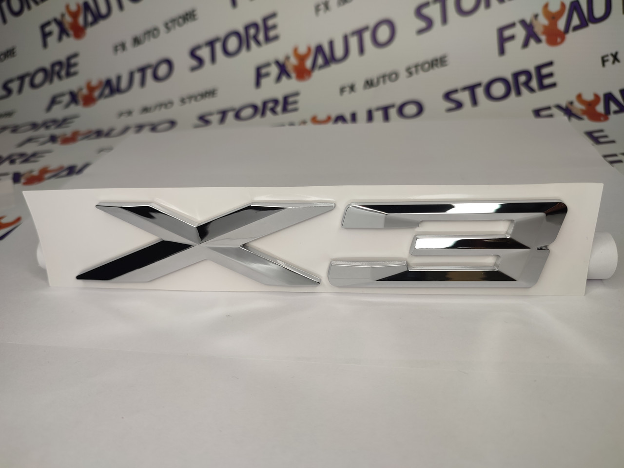 Емблема шильдик логотип X3 176 Х 29 мм Хромована для BMW X3 (2009-2017)