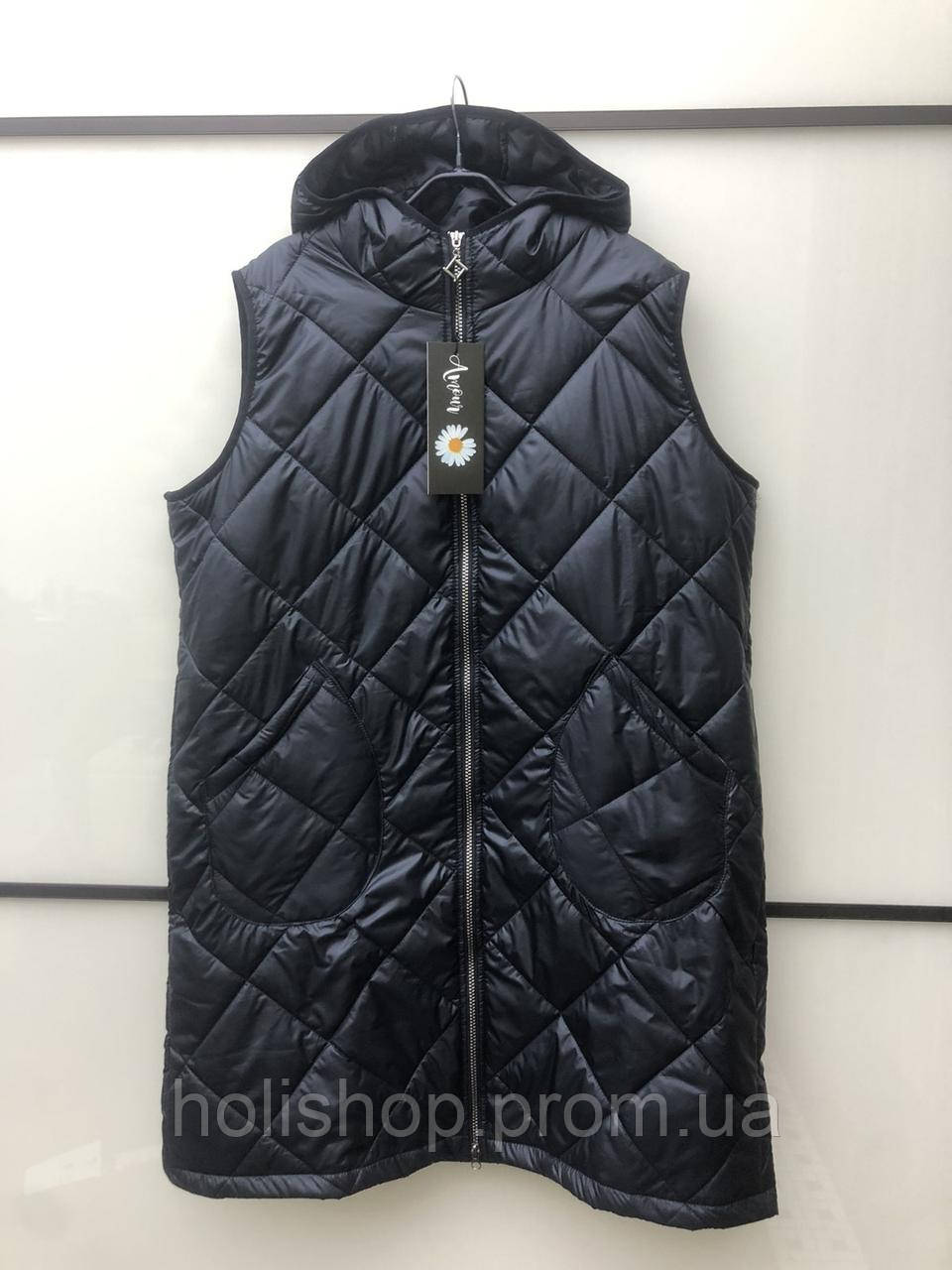 Женская Жилетка с Капюшоном Удлинённая — Купить Недорого на Bigl.ua ...