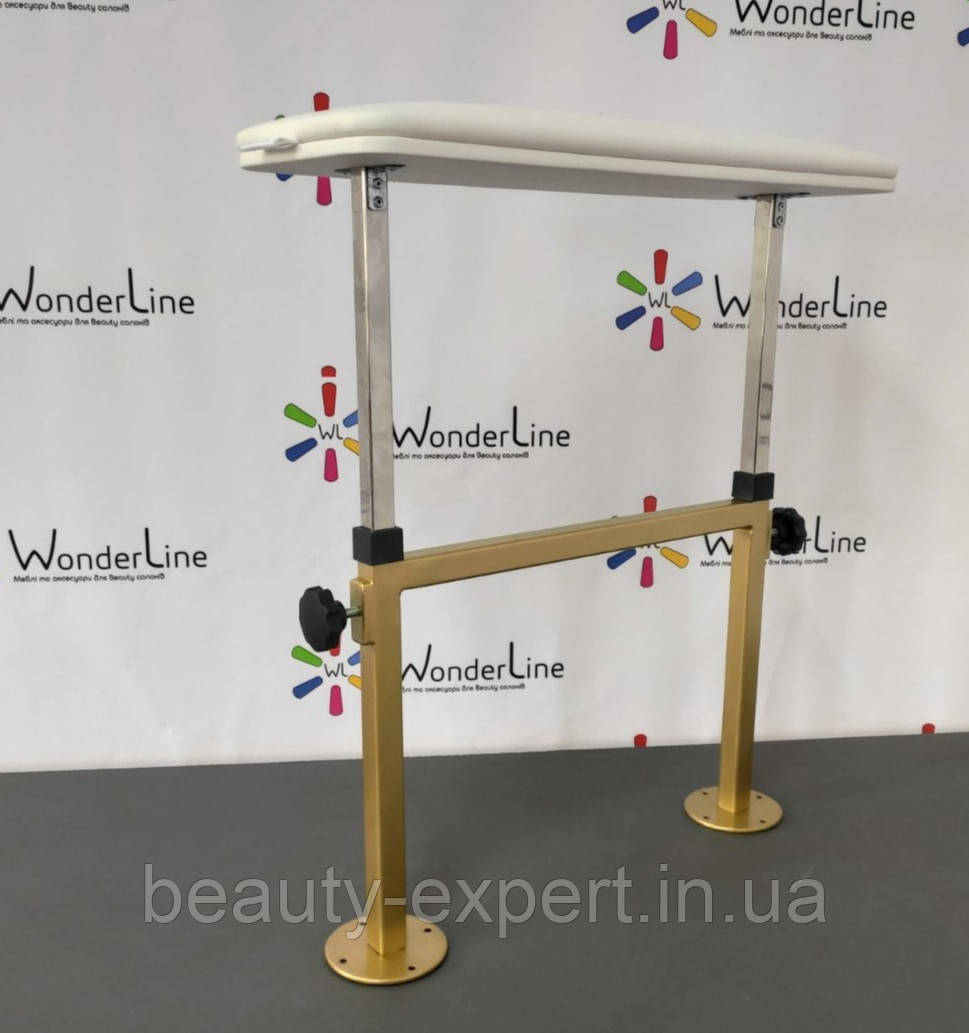 Врізна підставка підніжка для крісла педикюру з регулюванням педикюрна ножна підставка для подіуму, фото 1