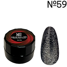 Гель підвищеної щільності / твердий гель-лак для нігтів Solid Nail Gel / Painted Nail Polish, 8 г No59
