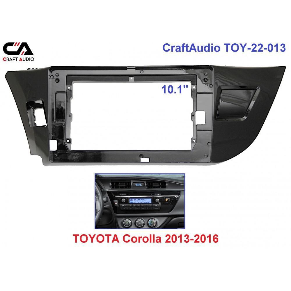 Перехідна рамка CraftAudio TOY-22-013 TOYOTA Corolla 2013-2016