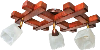 Люстри з дерева