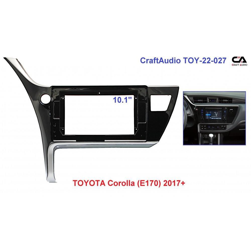 Перехідна рамка CraftAudio TOY-22-027 TOYOTA Corolla (E170) 2017+