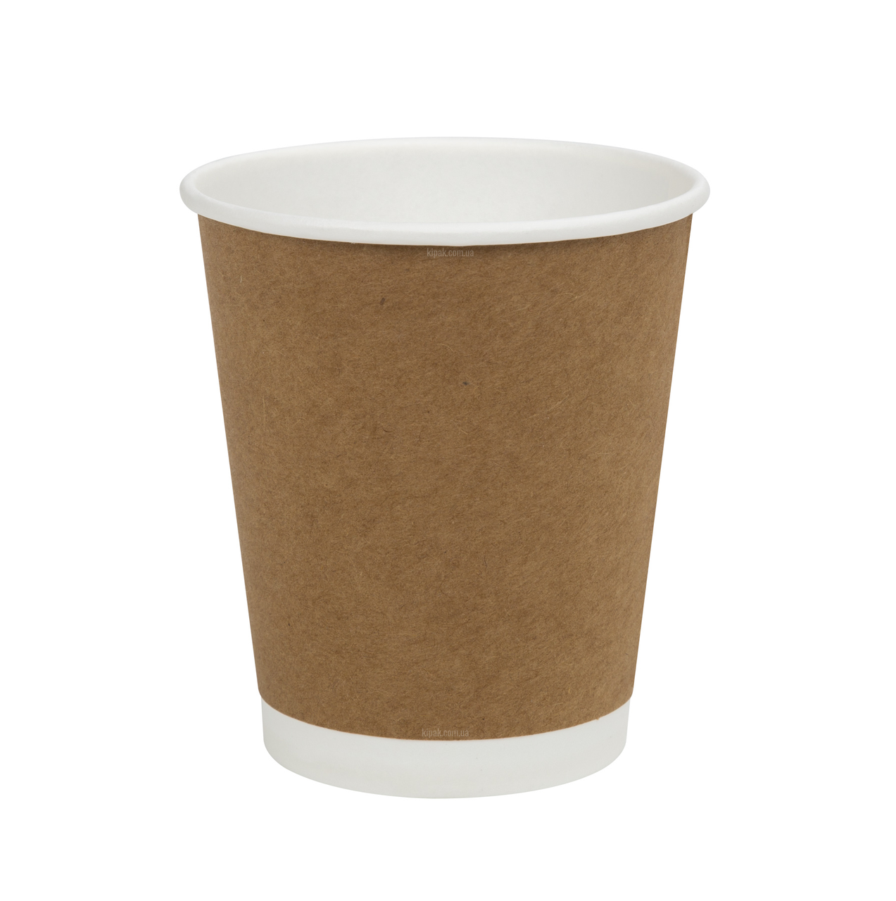 Стакан паперовий двошаровий 180 мл крафт (1/уп/25шт)