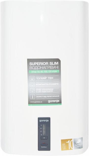 50 л. Бойлер Gorenje OGBS 50 ORV9 (сухий тен)