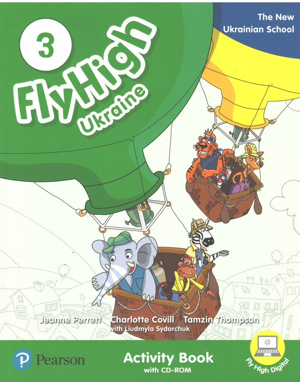 Fly High 3 UKRAINE edition, Pupil's book + Activity Book + CD + FUN ...