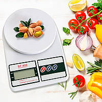 Електронні ваги кухонні "Kitchen Scale SF-400" Білі, настільні ваги для їжі на кухню (весы кухонные)