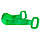 Силіконова мочалка для тіла "Silica gel bath brush" Зелена, щітка для душу двостороння (мочалка для душа), фото 2