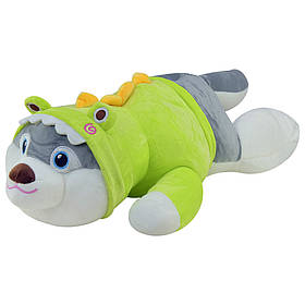 М'яка іграшка-подушка "Собачка" A-Toys M45503, 60 см Зелений, Toyman