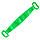 Силіконова мочалка для тіла "Silica gel bath brush" Зелена, щітка для душу двостороння (мочалка для душа), фото 3