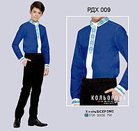 Заготівка під вишивку комбінованої сорочки для хлопчика (5-10 років) ТМ КОЛЬОРОВА РДХ-009